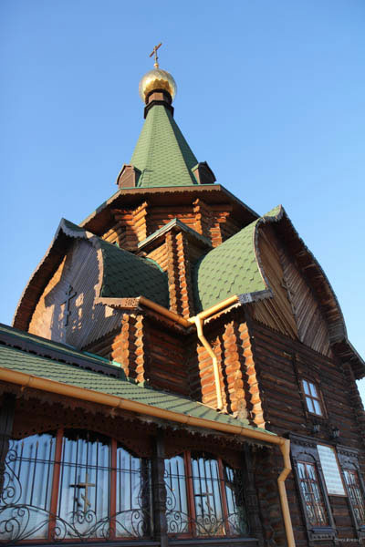 деревянная церковь в Омске